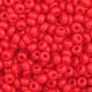 11/0 Opaque Medium Red