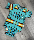 Native Print Baby Onesie