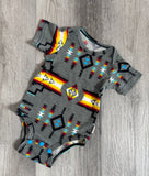 Native Print Baby Onesie