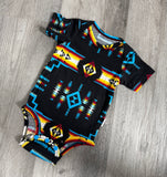 Native Print Baby Onesie